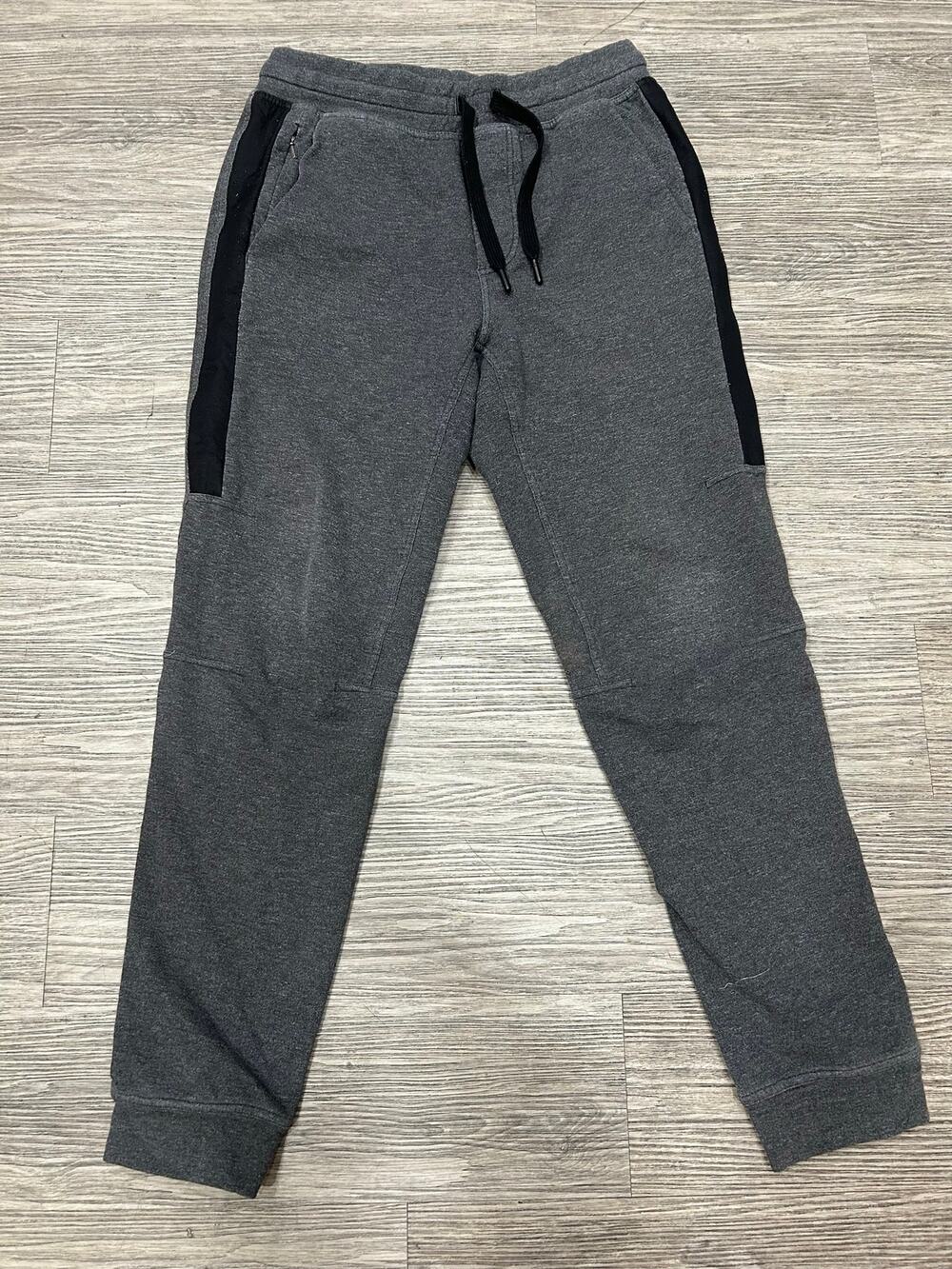 Lululemon Men's Gray Black Joggers Sweatpants Zip Pockets Size Medium M Athletic